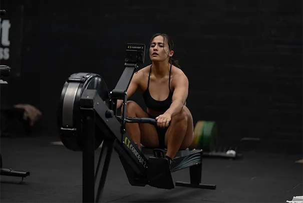 woman doing CrossFit at SA1 Training Club